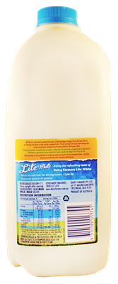 Picture of DAIRY FARMERS LITE WHITE LOW FAT MILK 2L