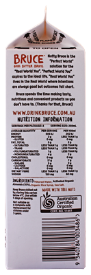Picture of NUTTY BRUCE ORGANIC ACTIVATED ALMOND MILK 1L