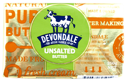 Picture of DEVONDALE UNSALTED BUTTER 250g