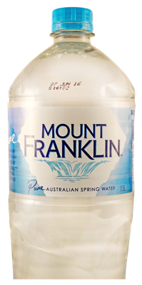 Picture of MOUNT FRANKLIN PURE AUST SPRING WATER 1.5L