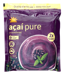 Picture of ACAI ACAI PURE UNSWEETENED 4x100g
