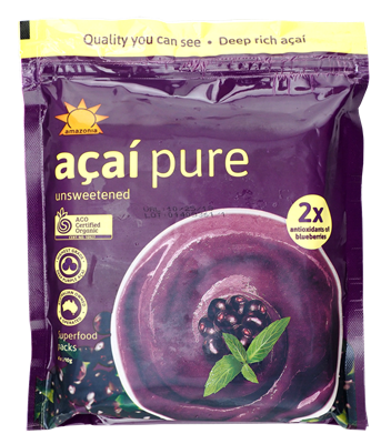 Picture of ACAI ACAI PURE UNSWEETENED 4x100g
