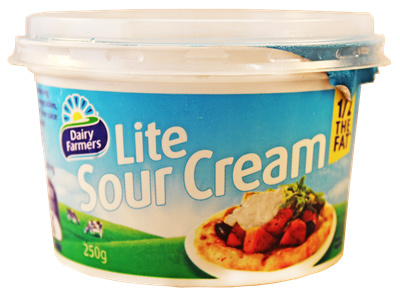 Picture of DAIRY FARMERS SOUR CREAM LITE 250g