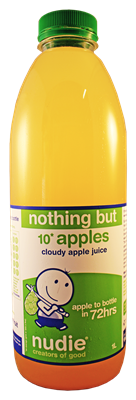 Picture of NUDIE 10* APPLES CLOUDY APPLE JUICE 1L