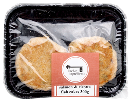 Picture of THE KEY INGREDIENTS SALMON & RICOTTA FISH CAKES 300g