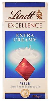 Picture of LINDT EXTRA FINE MILK CHOCOLATE 100g