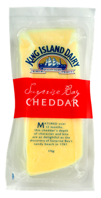 Picture of KING ISLAND CHEDDAR 170g