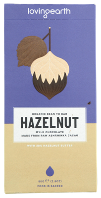 Picture of LOVING EARTH HAZELNUT CHOCOLATE 80g
