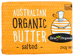Picture of TRUE ORGANIC AUSTRALIAN ORGANIC BUTTER SALTED 250g