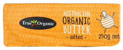 Picture of TRUE ORGANIC AUSTRALIAN ORGANIC BUTTER SALTED 250g