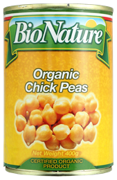 Picture of BIONATURE ORGANIC CHICK PEAS 400g