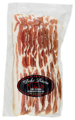 Picture of BOKS DRY CURED STREAKY BACON 250g