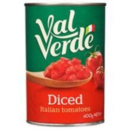Picture of VAL VERDE DICED ITALIAN TOMATOES 400G