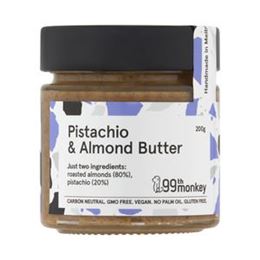 Picture of 99th MONKEY PISTACCHIO & ALMOND BUTTER 200G