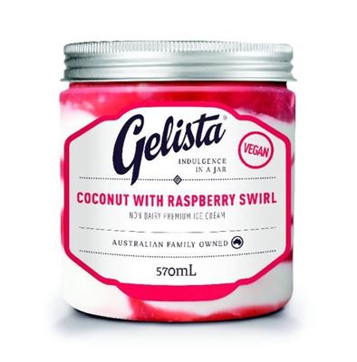 Picture of  GELISTA COCONUT WITH RASPBERRY SWIRL 570ML