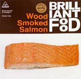 Picture of BRILLANT FOOD  HOT SMOKED SALMON 160G