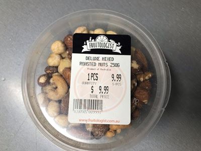 Picture of FRUITOLOGIST DELUXE MIXED  ROASTED NUTS 250G