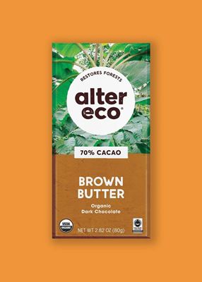 Picture of ALTER ECO BROWN BUTTER CHOC 70% VEGAN